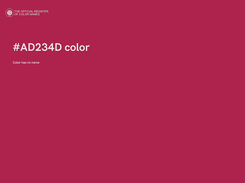 #AD234D color image