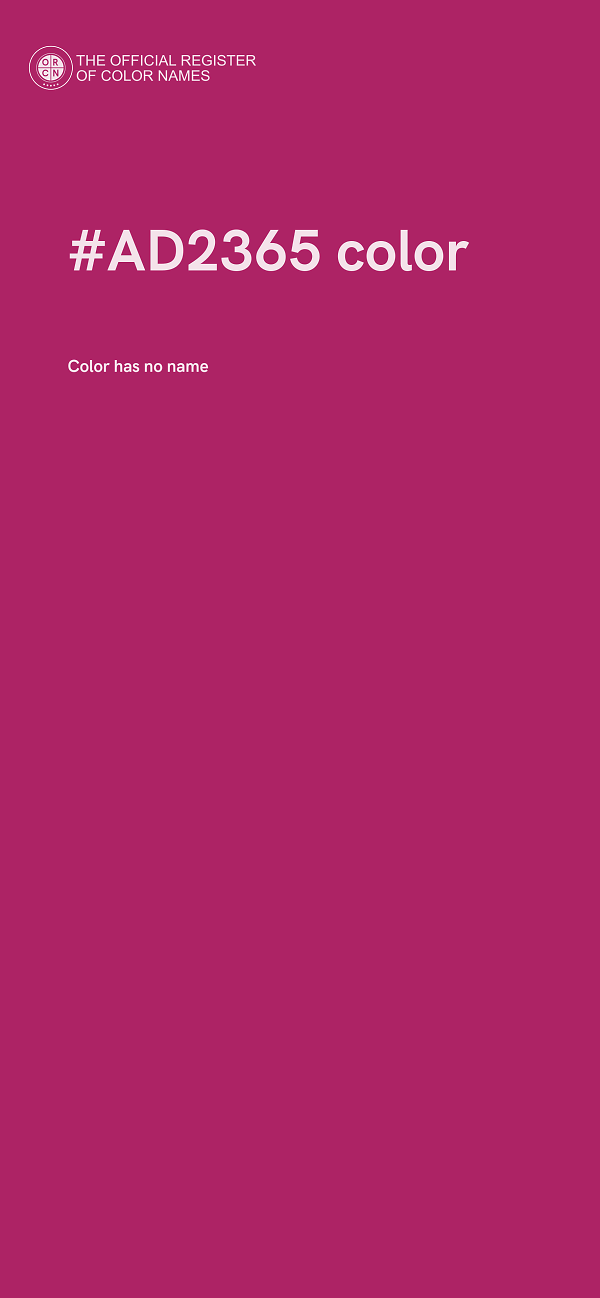 #AD2365 color image