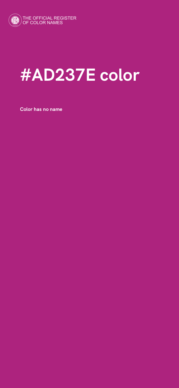 #AD237E color image