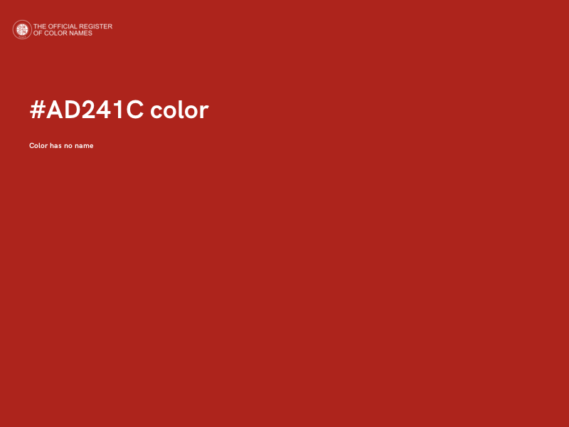 #AD241C color image