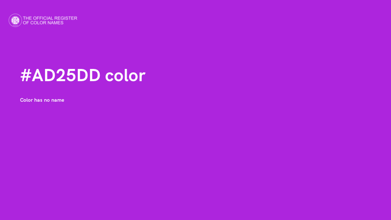 #AD25DD color image