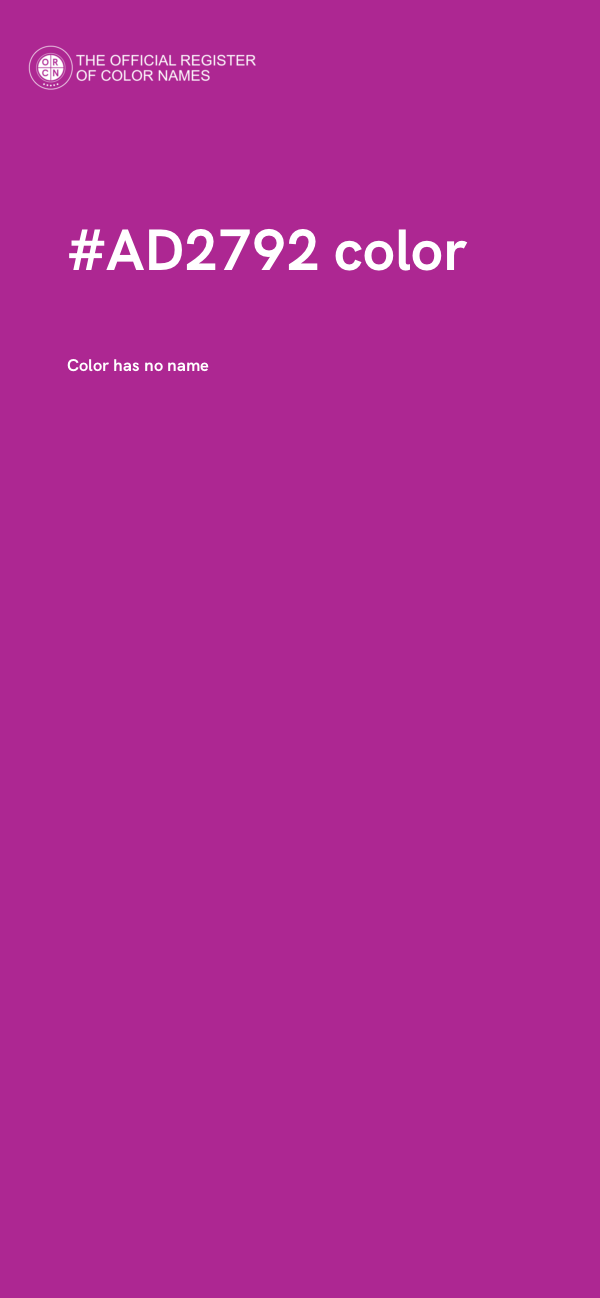 #AD2792 color image