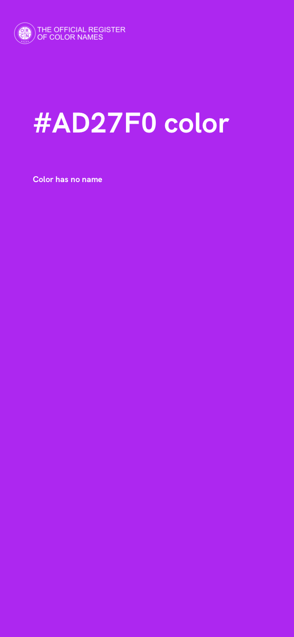 #AD27F0 color image