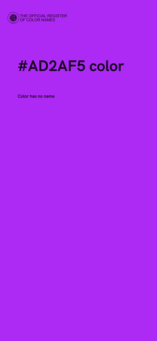 #AD2AF5 color image
