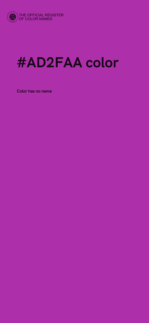 #AD2FAA color image