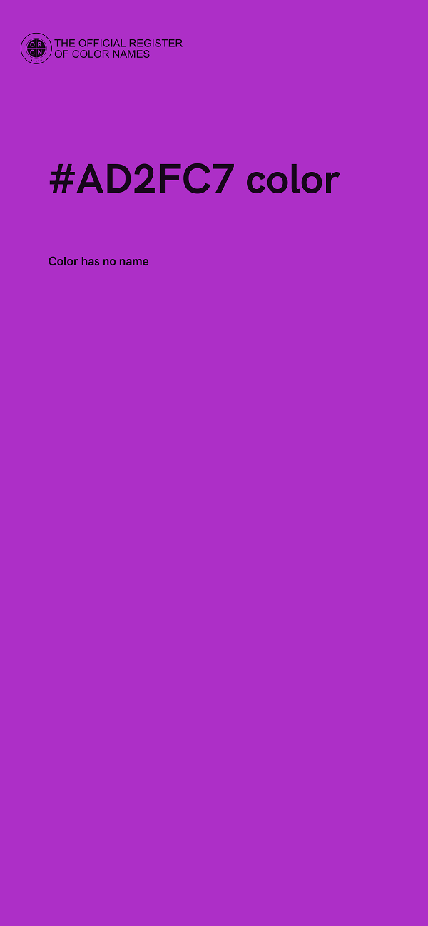 #AD2FC7 color image