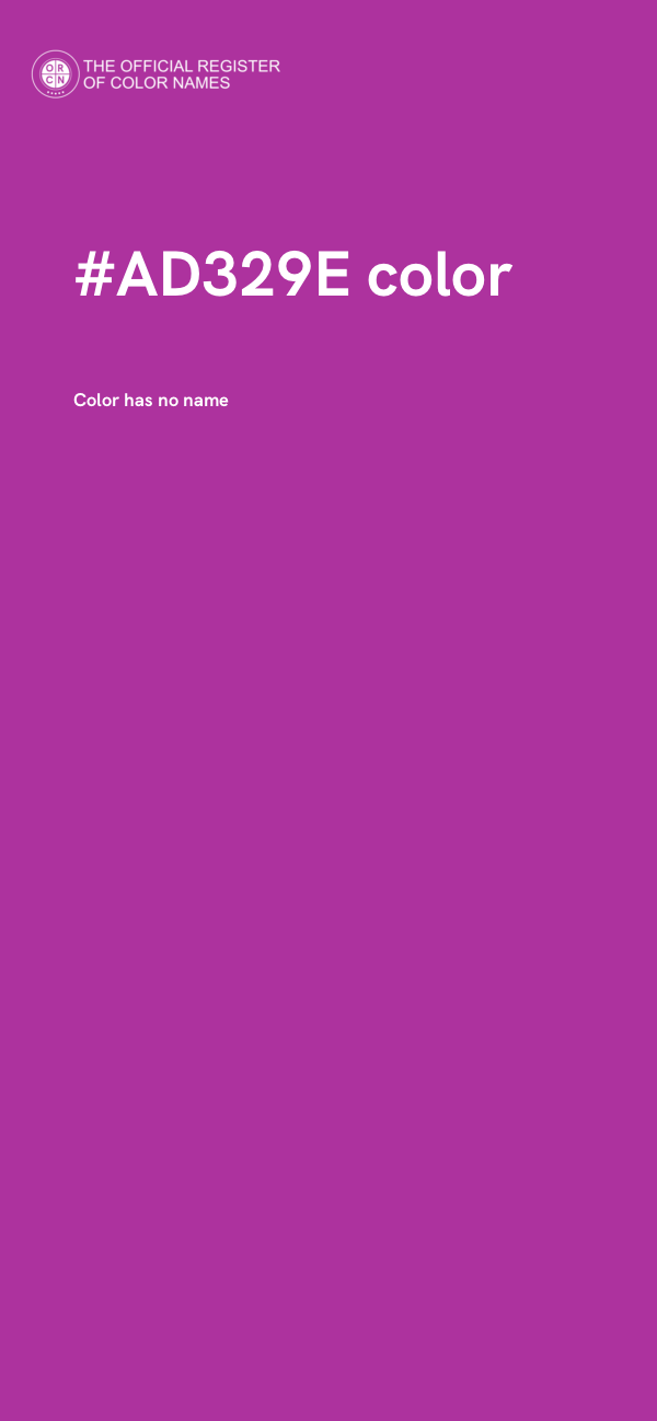 #AD329E color image