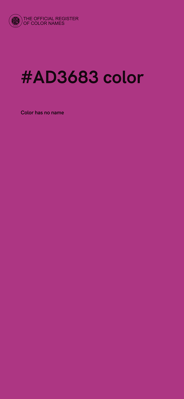 #AD3683 color image