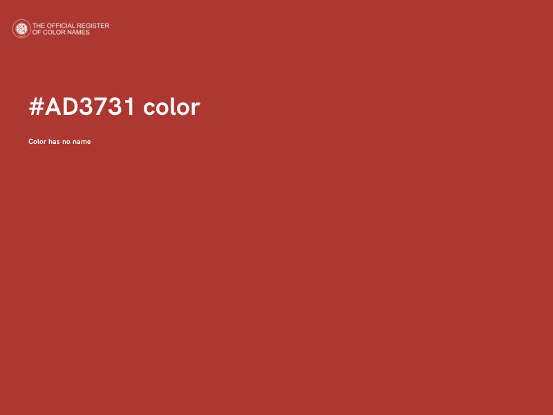 #AD3731 color image