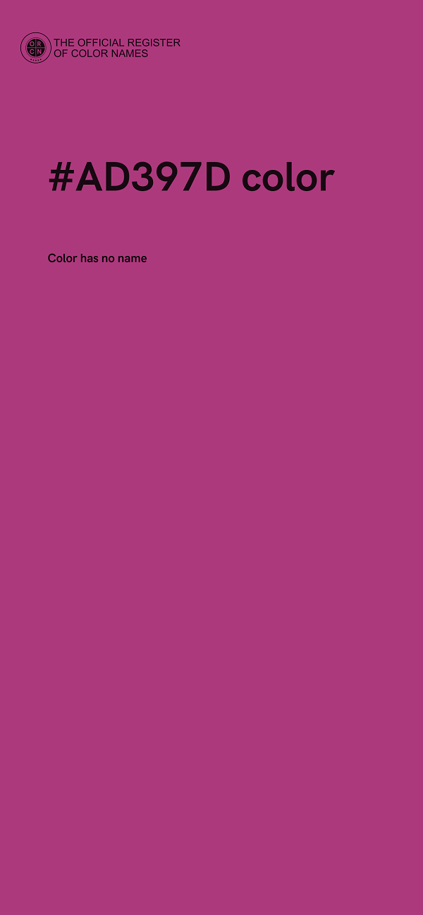 #AD397D color image