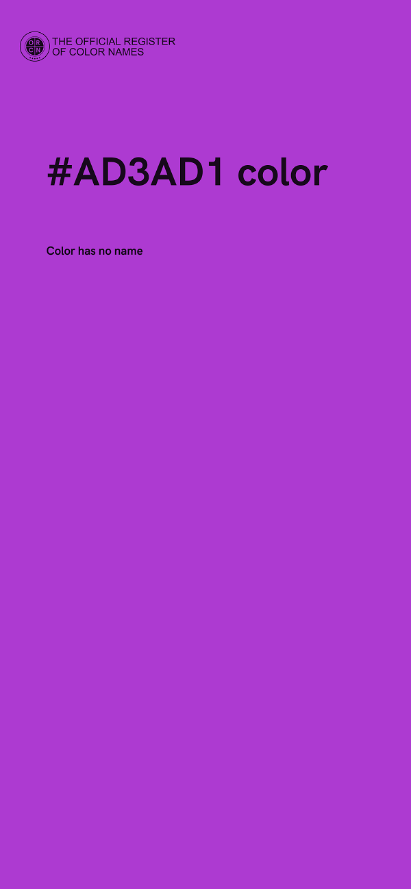 #AD3AD1 color image