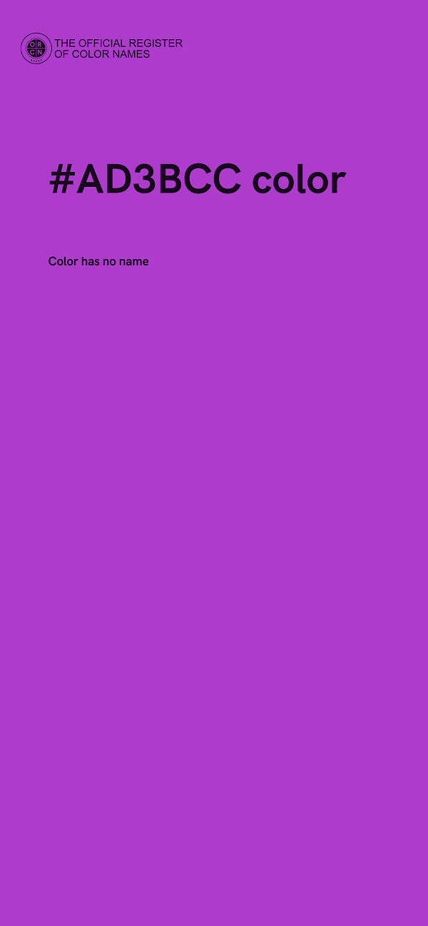 #AD3BCC color image