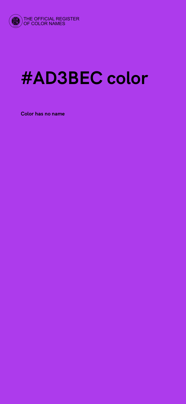 #AD3BEC color image