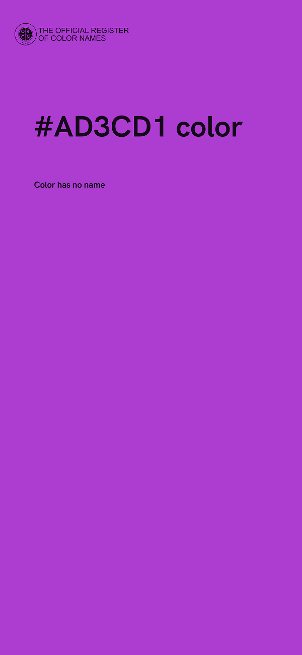 #AD3CD1 color image
