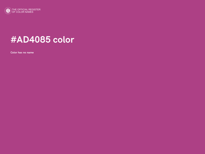 #AD4085 color image