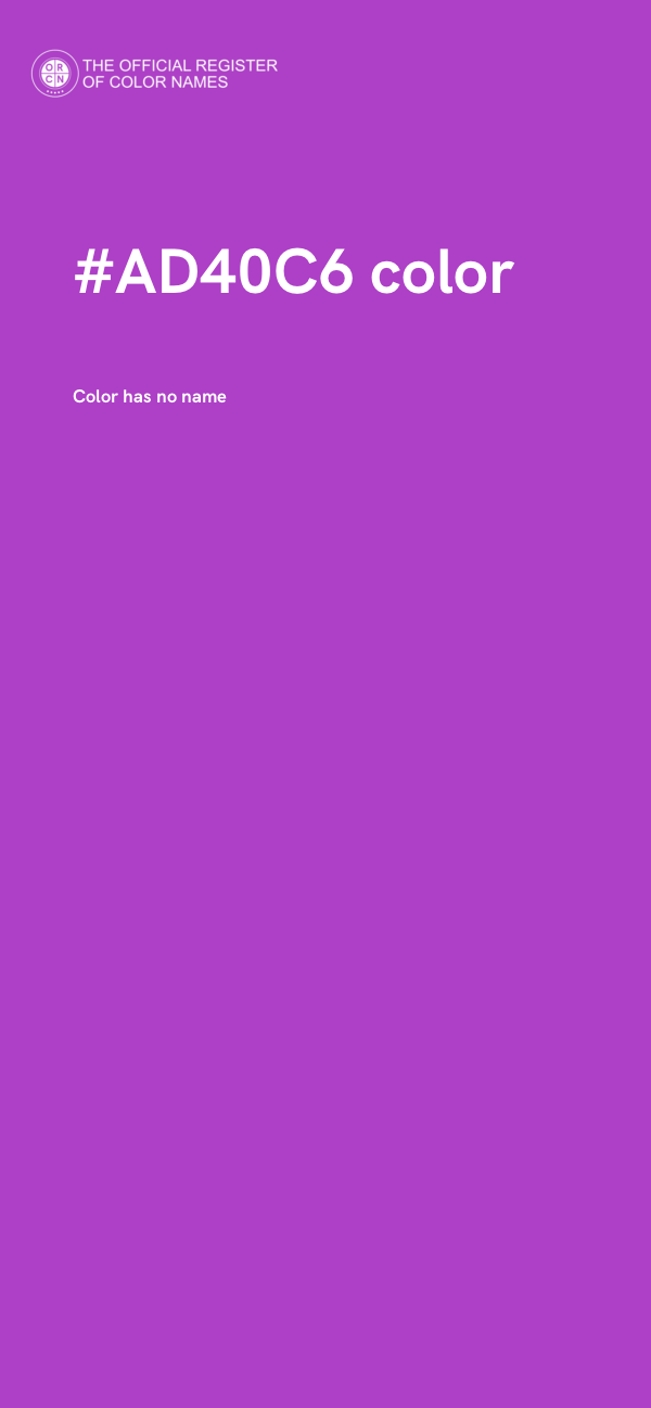 #AD40C6 color image