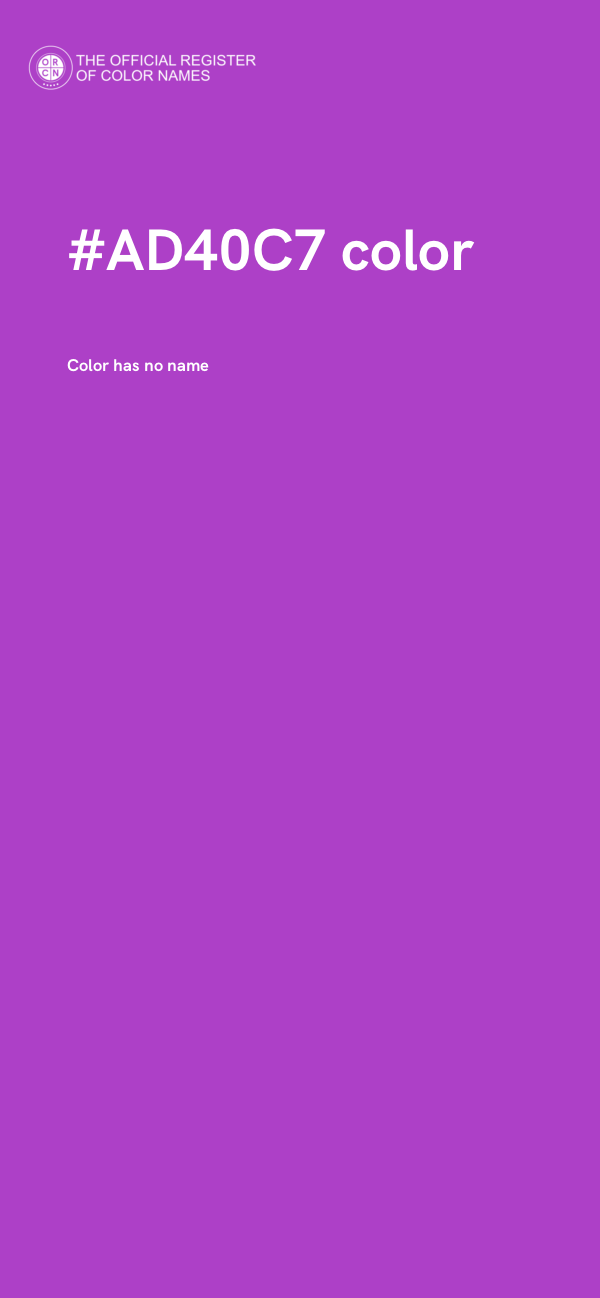 #AD40C7 color image