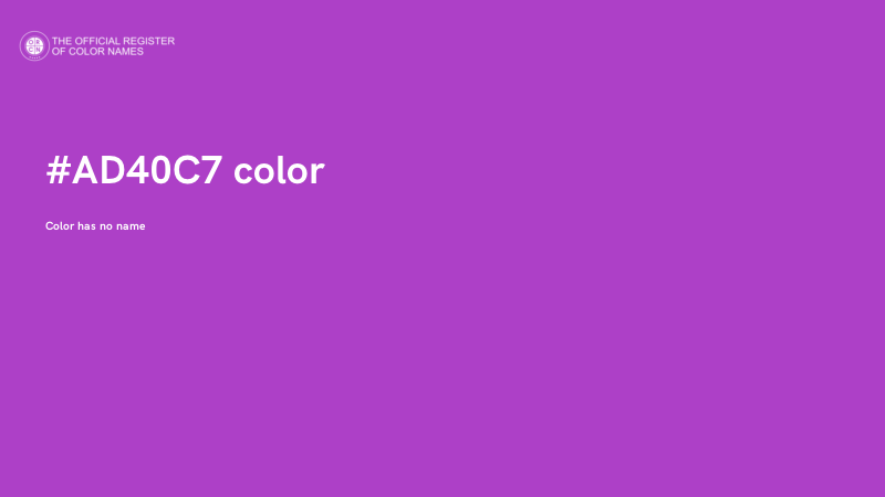 #AD40C7 color image