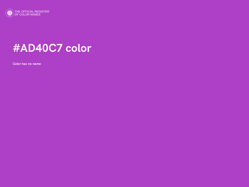 #AD40C7 color image