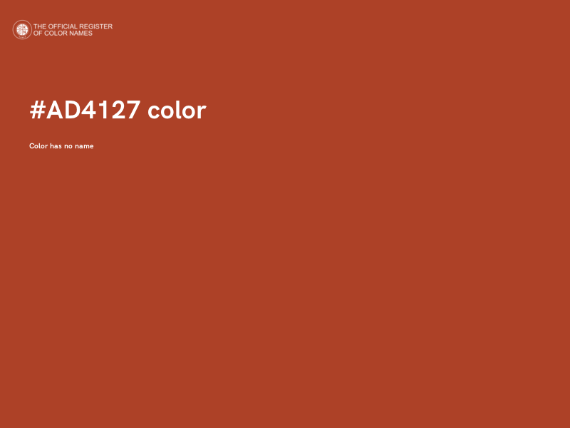 #AD4127 color image