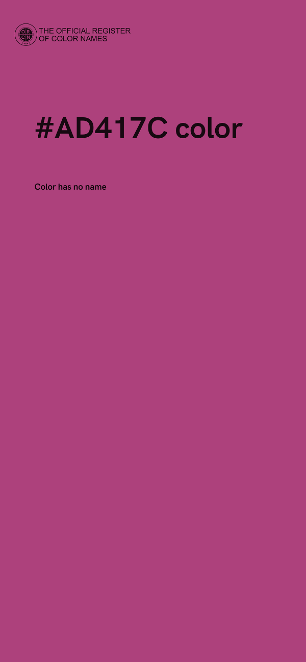 #AD417C color image