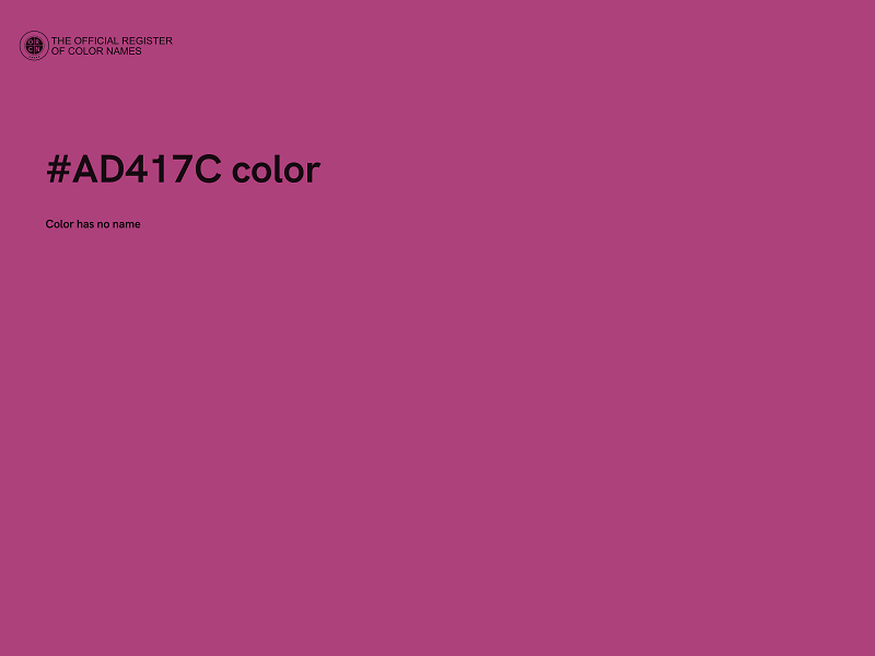 #AD417C color image