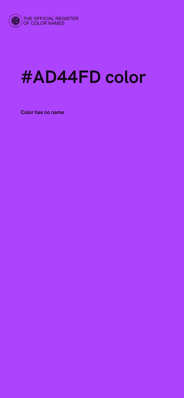 #AD44FD color image