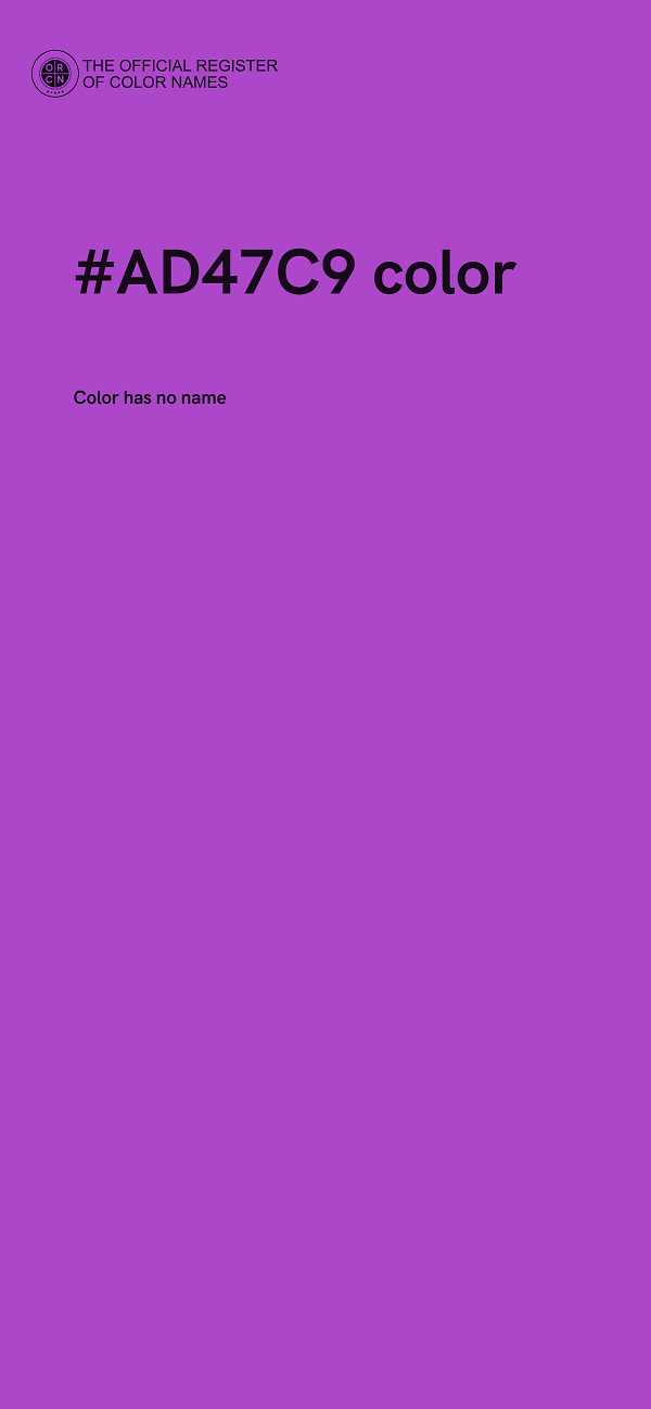 #AD47C9 color image