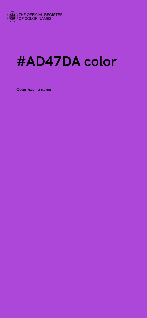 #AD47DA color image