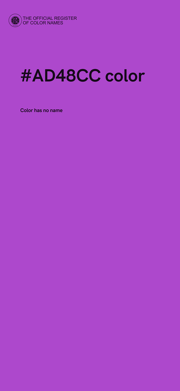 #AD48CC color image