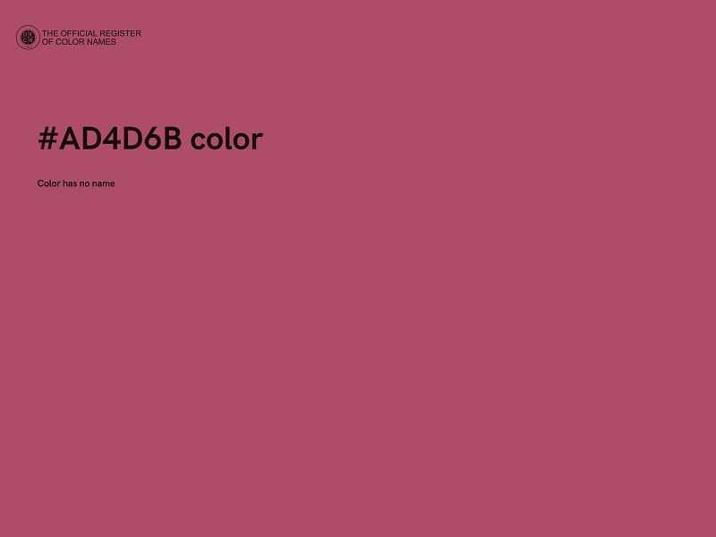 #AD4D6B color image
