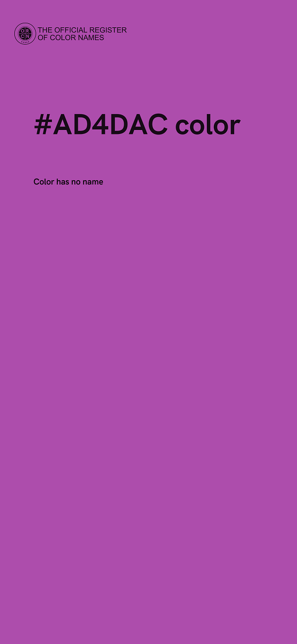 #AD4DAC color image