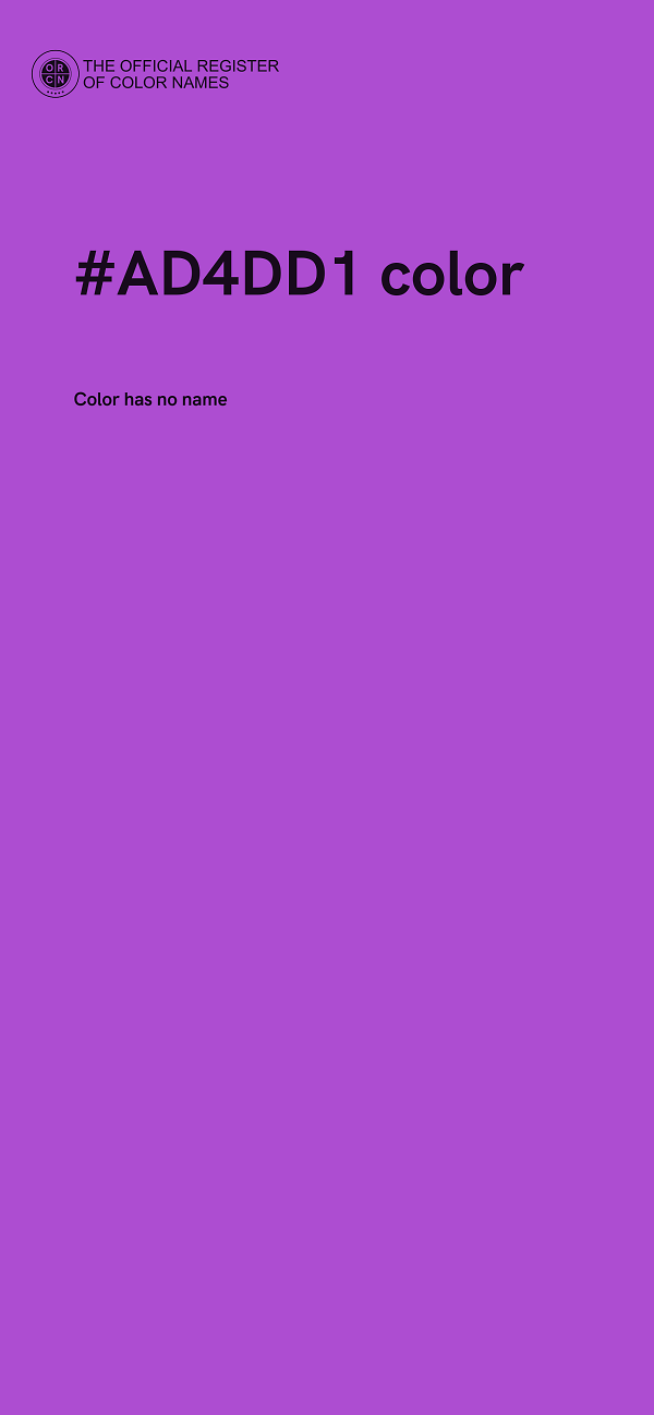 #AD4DD1 color image