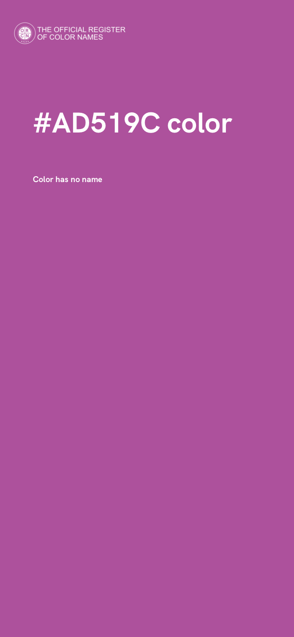 #AD519C color image