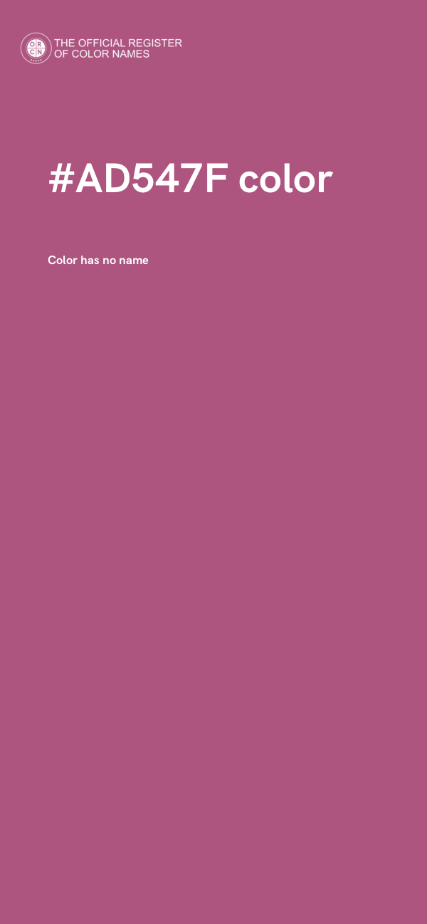 #AD547F color image