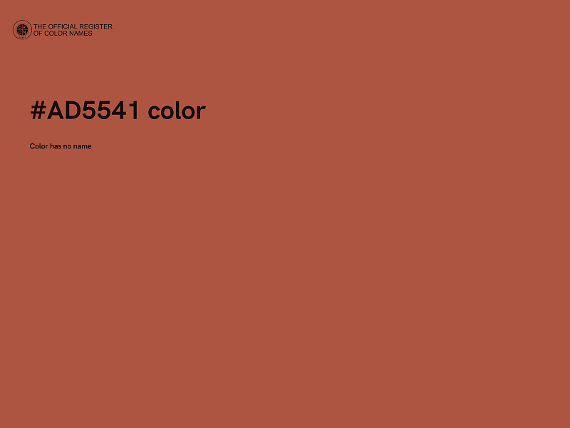 #AD5541 color image