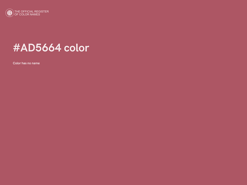 #AD5664 color image