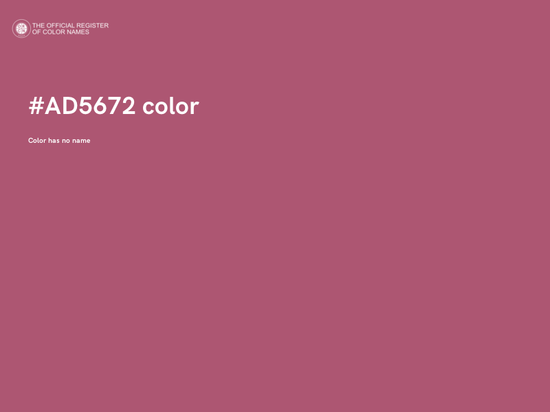 #AD5672 color image