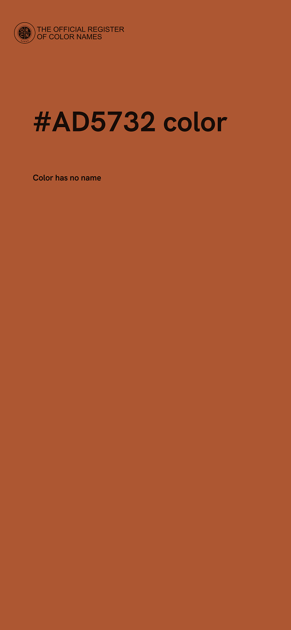 #AD5732 color image