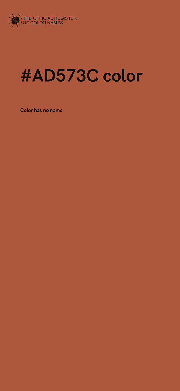 #AD573C color image