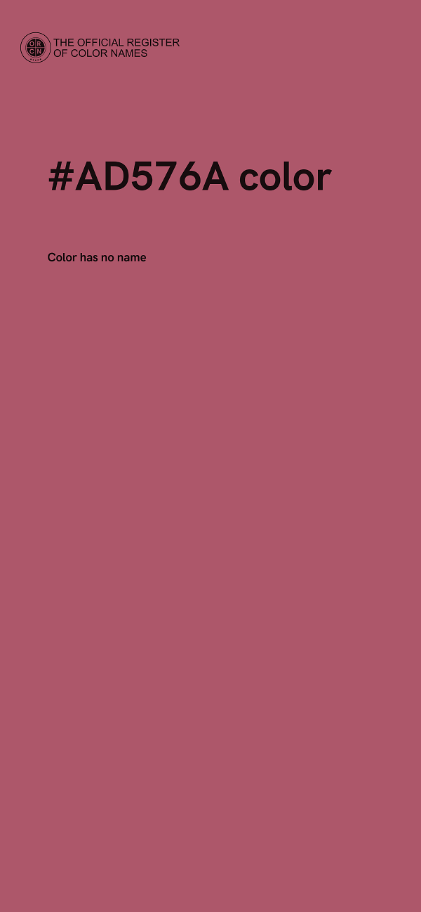 #AD576A color image