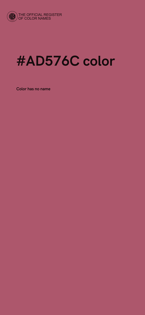 #AD576C color image