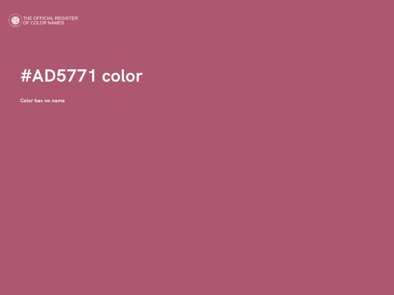 #AD5771 color image