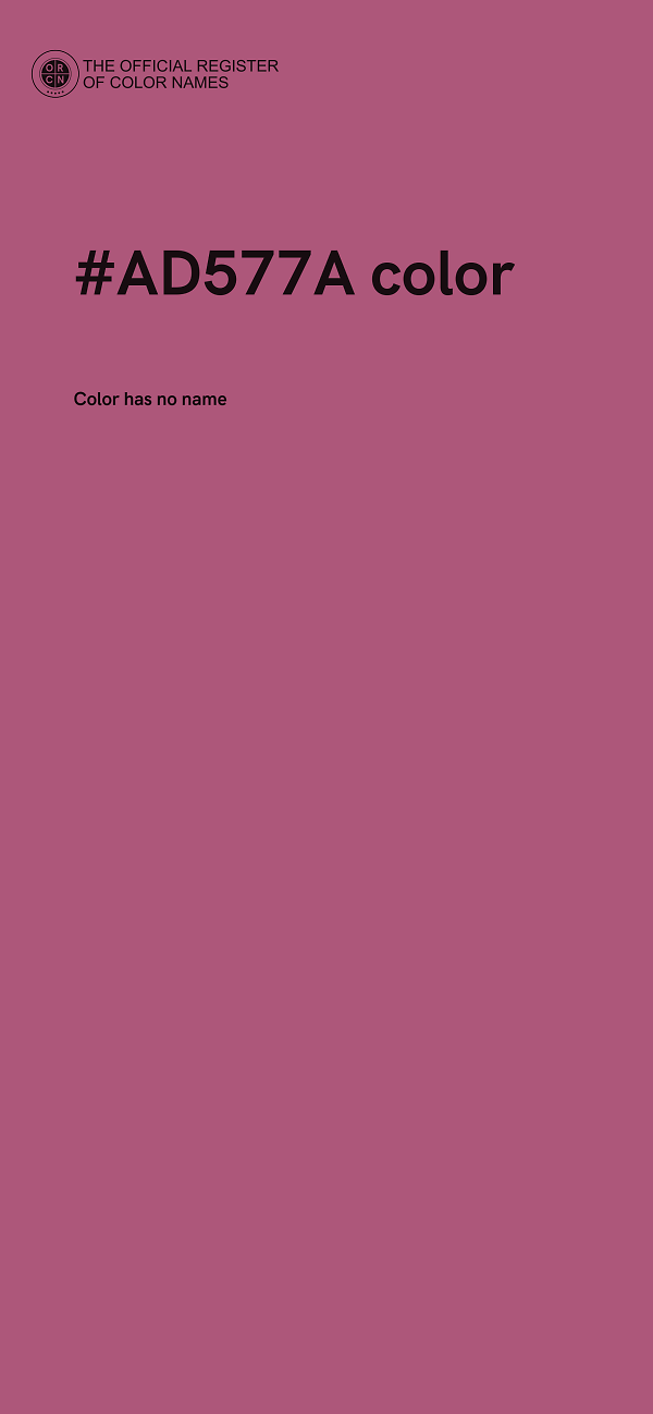 #AD577A color image
