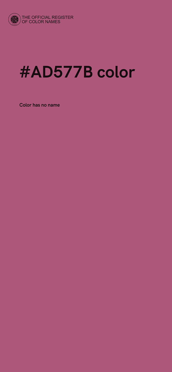 #AD577B color image