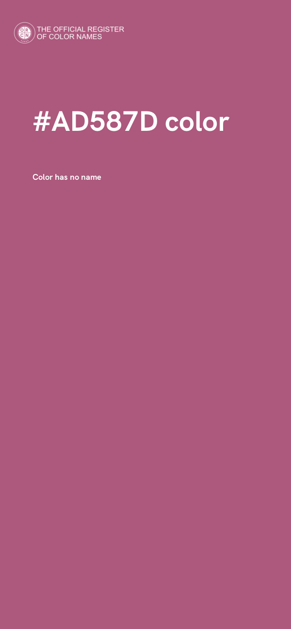 #AD587D color image