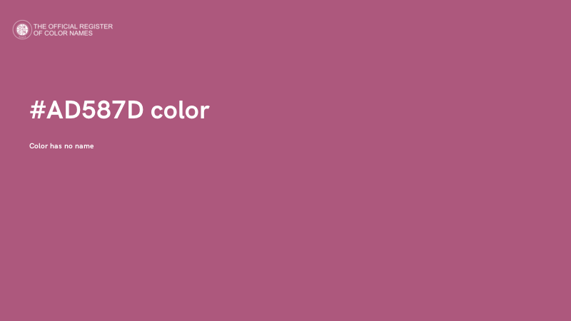 #AD587D color image