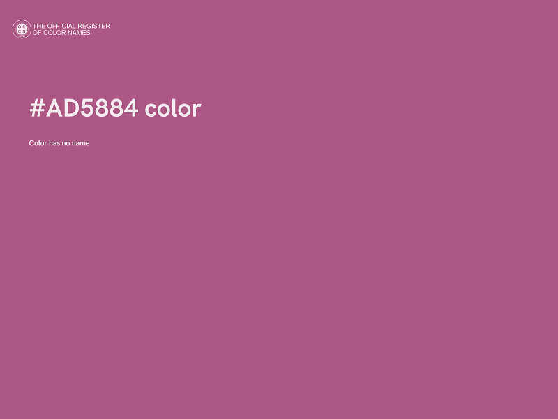 #AD5884 color image