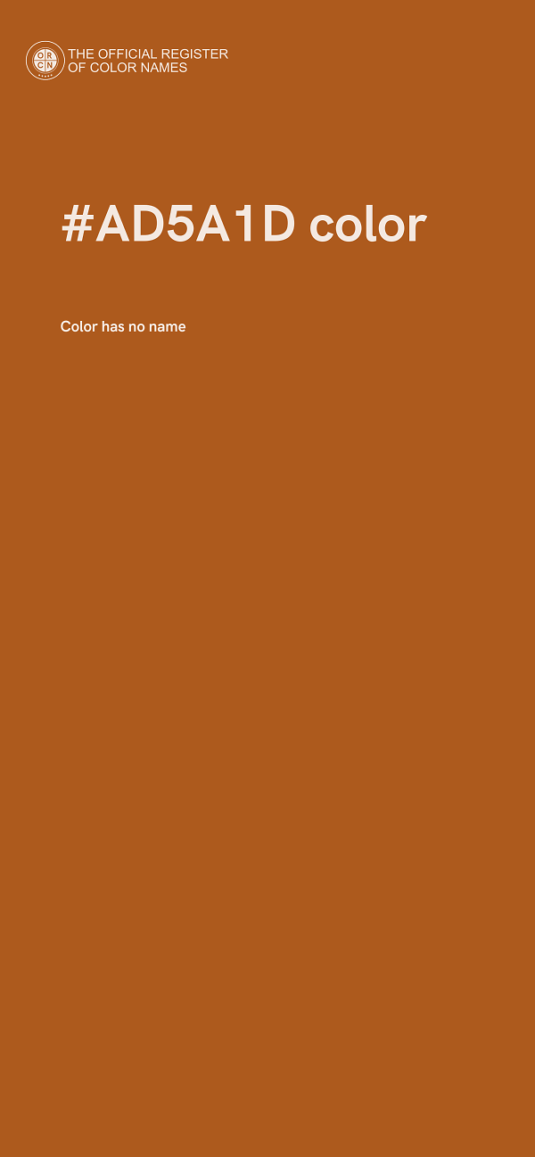 #AD5A1D color image