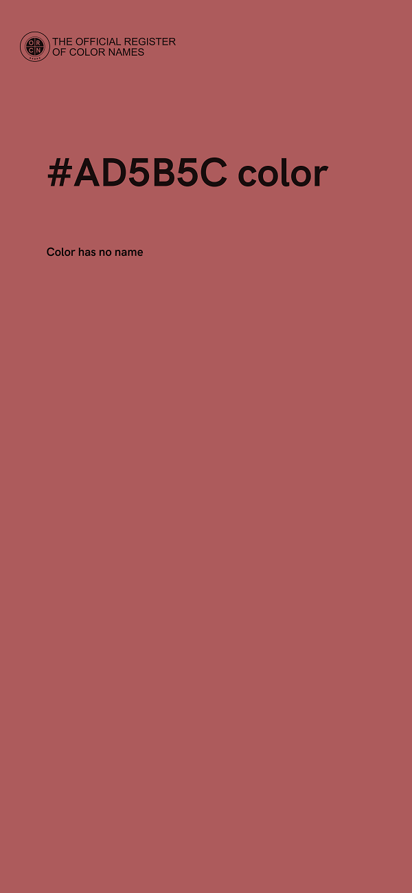 #AD5B5C color image